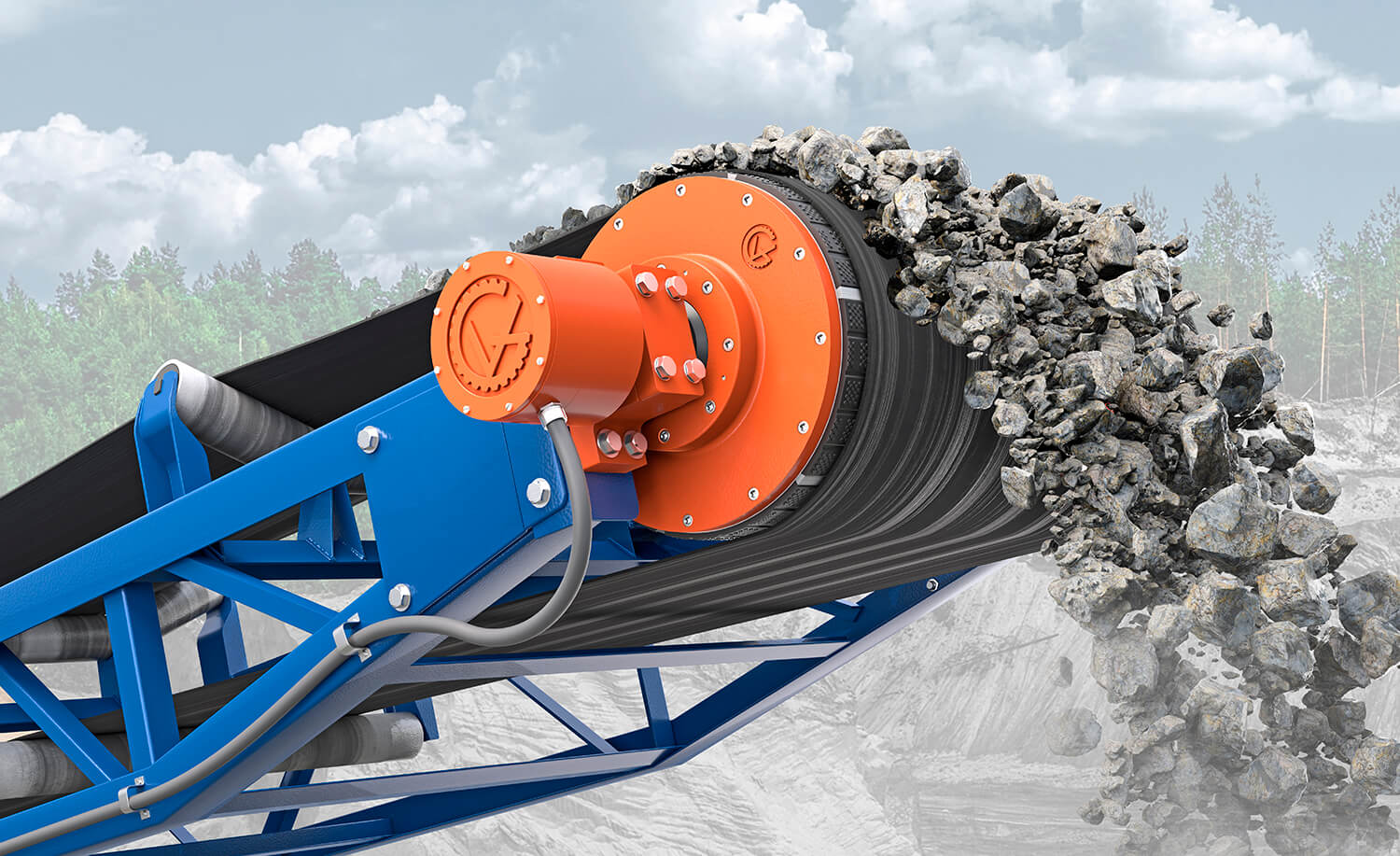 GrizzlyDrive® Series Drum Motors Van der Graaf